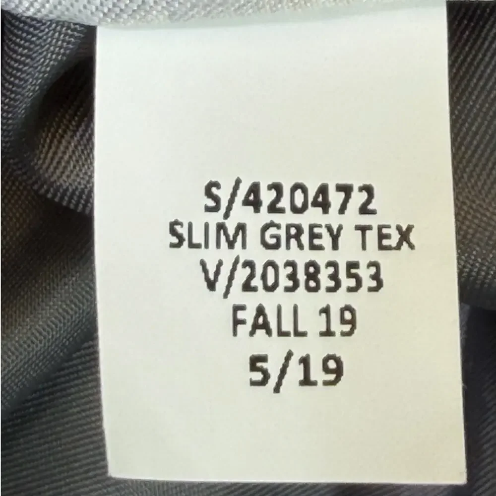 Banana Republic Mens 42R Gray Slim Fit Prom Blazer Sport Coat Jacket Classic